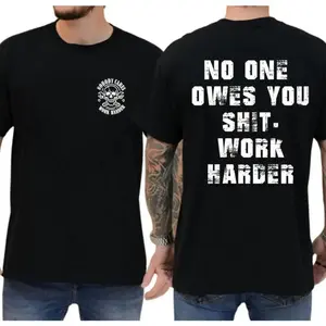 Relentless Grinder Skull Shirt Inspiring Message for Hard Workers Perfect Father's Day Gift Casual Streetwear Tee