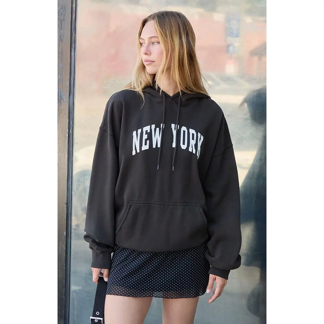 John Galt Women's Heather Grey Malibu Hoodie