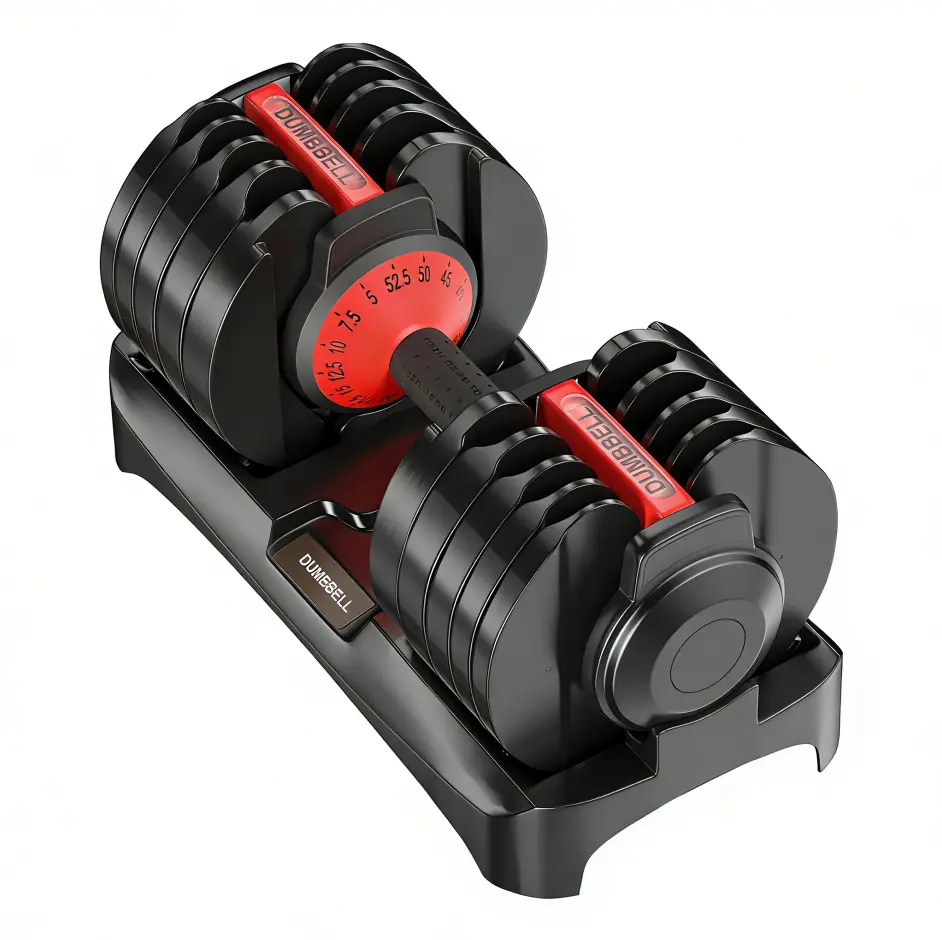 Premium 15-in-1 Adjustable Dumbbell Set – Quick-Change Weights, Ergonomic Anti-Slip Handle, Compact for Small Spaces