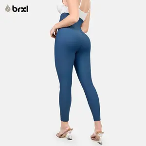 BRXL Medium Compression Leggings for Women Tummy Control Corset Shapewear Summer Workout Pants, Female,summerwins