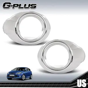 Front Bumper Fog Light Trim Right+Left Side Fits For 2012 2013 2014 Ford Focus
