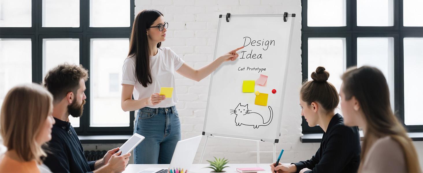 Whiteboard Easel 40 x 28 Inches, Magnetic White Board Dry Erase, Porbable Boards Height Adjustable, Dry Erase Board with Stand for School, Office and Home, Silver Aluminium Frame Whiteboard Easel 40 x 28 Inches, Magnetic White Board Dry Erase, Porbable Boards Height Adjustable, Dry Erase Board with Stand for School, Office and Home, Silver Aluminium Frame