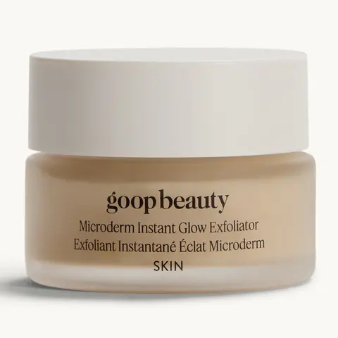 Microderm Instant Glow Exfoliator by goop beauty | 15ml Travel Size | Microdermabrasion Scrub For Smooth Skin