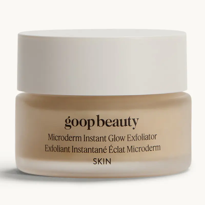 Microderm Instant Glow Exfoliator by goop beauty | 15ml Travel Size | Microdermabrasion Scrub For Smooth Skin