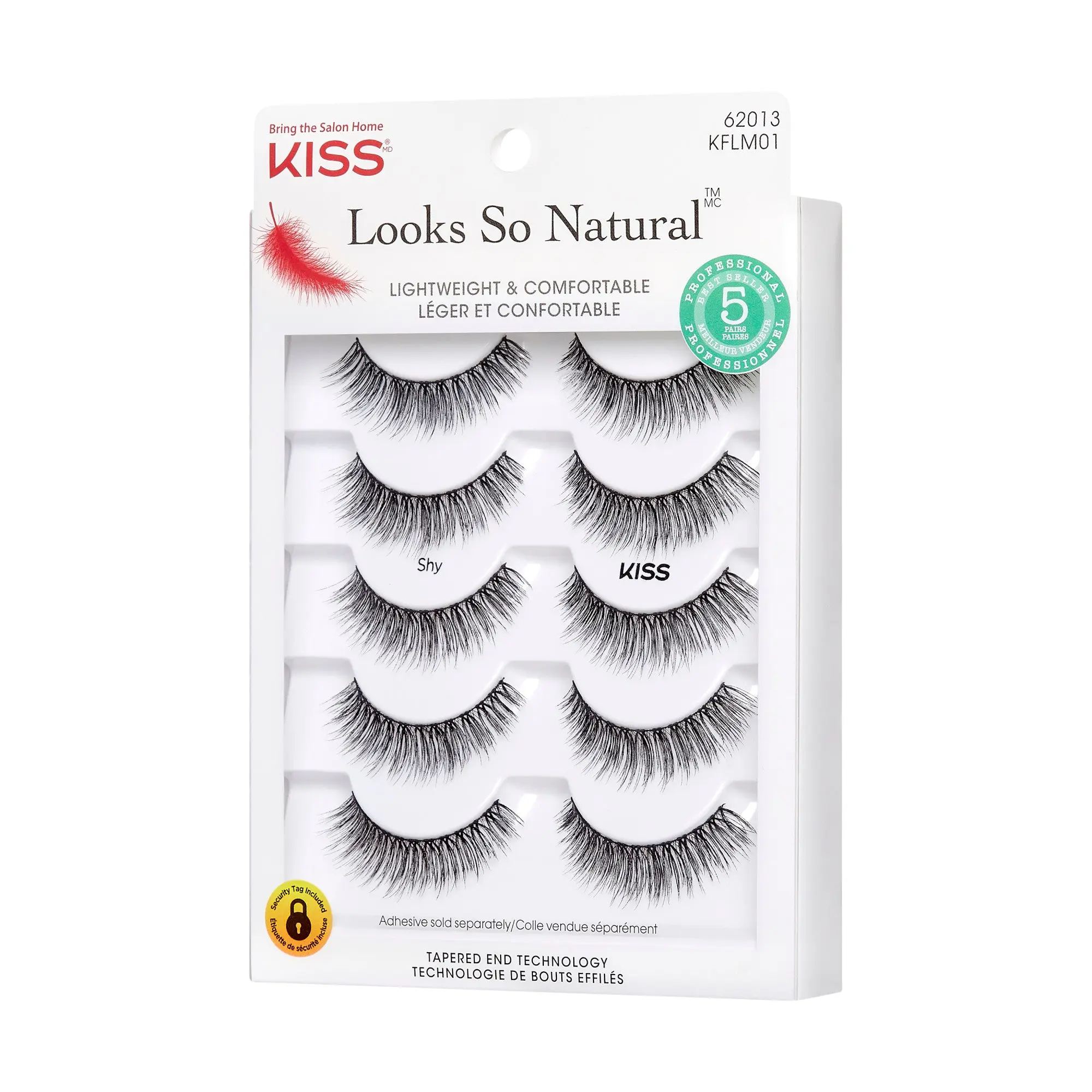 Kiss Looks So Natural False Eyelashes Multipack - Shy