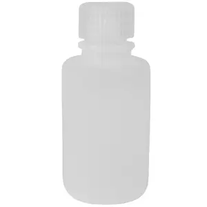 Nalgene HDPE Plastic Narrow Mouth Storage Bottle - 2 oz. - Clear