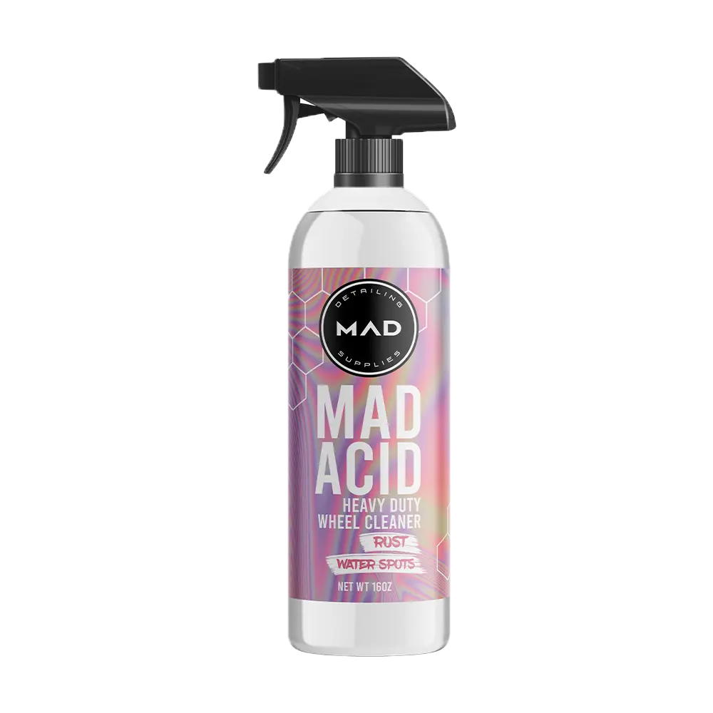 MAD ACID Versatile Acid Cleaner - Automotive Detailing Supplies for Removing Hard Water Spots on Wheels, Chrome, Paint, Emblems