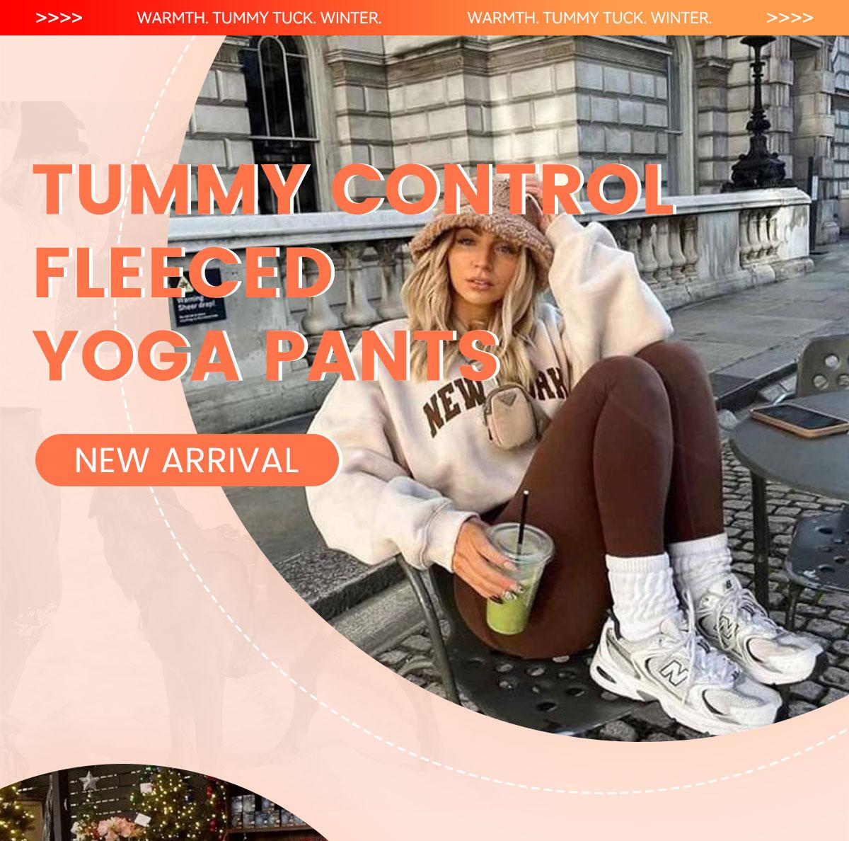 [Size up recommended] Viconow 1/3 Pack Tummy Control Fleece Leggings for Women with Pockets - High Waist Bike Pants for Gym Workout Yoga