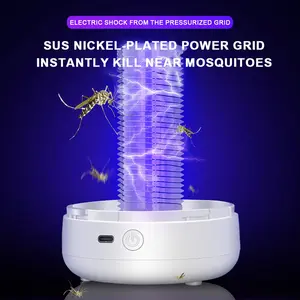 Electric Mosquito Insect Killer Zapper LED Light Fly Bug Trap Pest Control Lamp