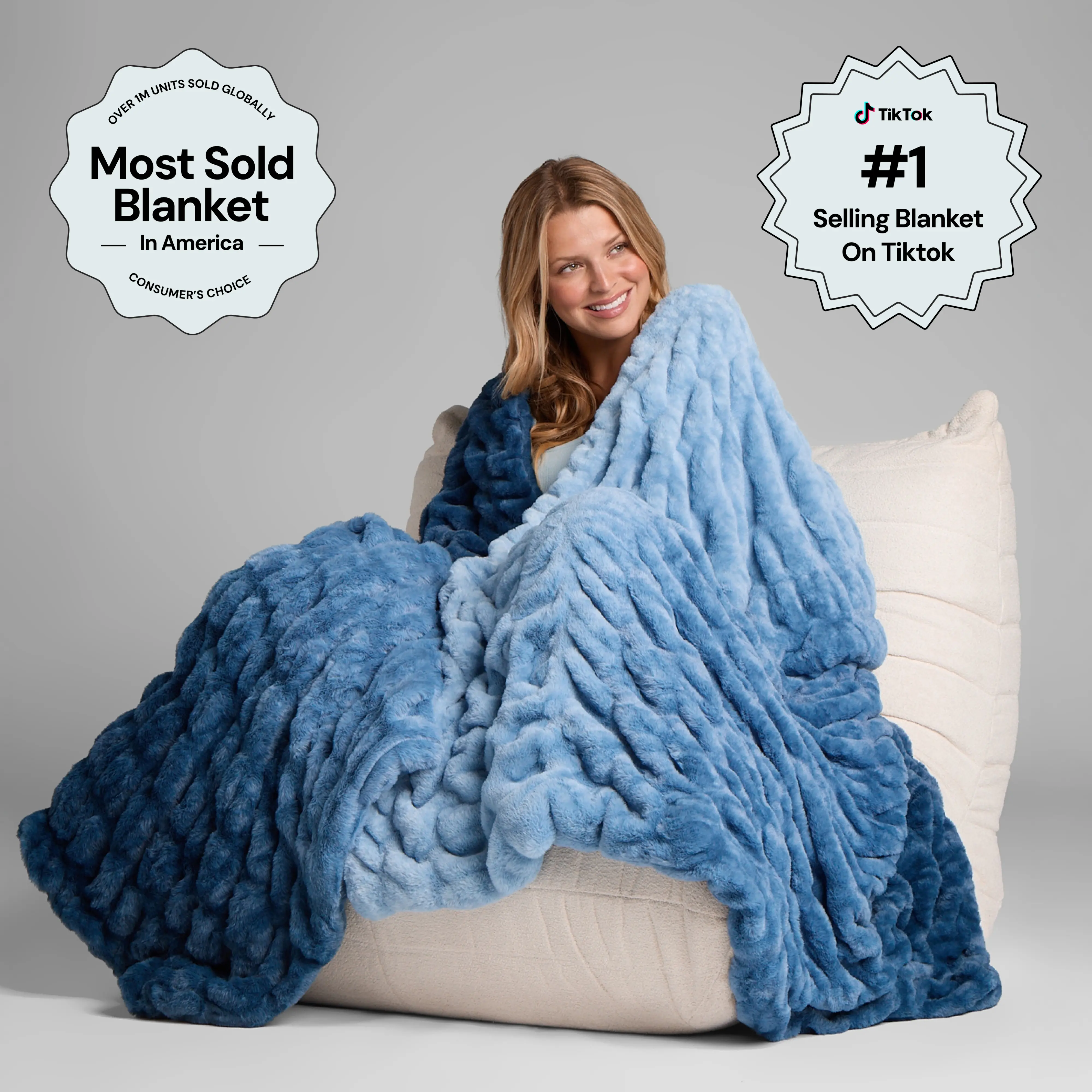 Comfrt | The Dreamer Blanket | Oversized, Cozy, Soft Warm Throw