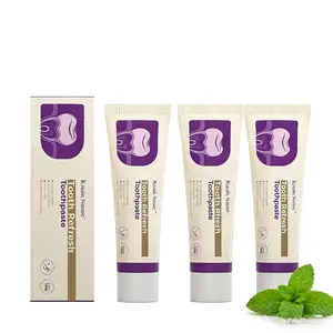 Kreain Nature Tooth Refresh Toothpaste for Fresh Breath Natural Ingredients Gentle Care Whitening Helps Repair Stains Eliminate Stains Tooth Refresh Toothpaste, Fresh Breath Formula Whitening Toothpaste, Natural Oral Care & Enamel Repair, Helps Remove