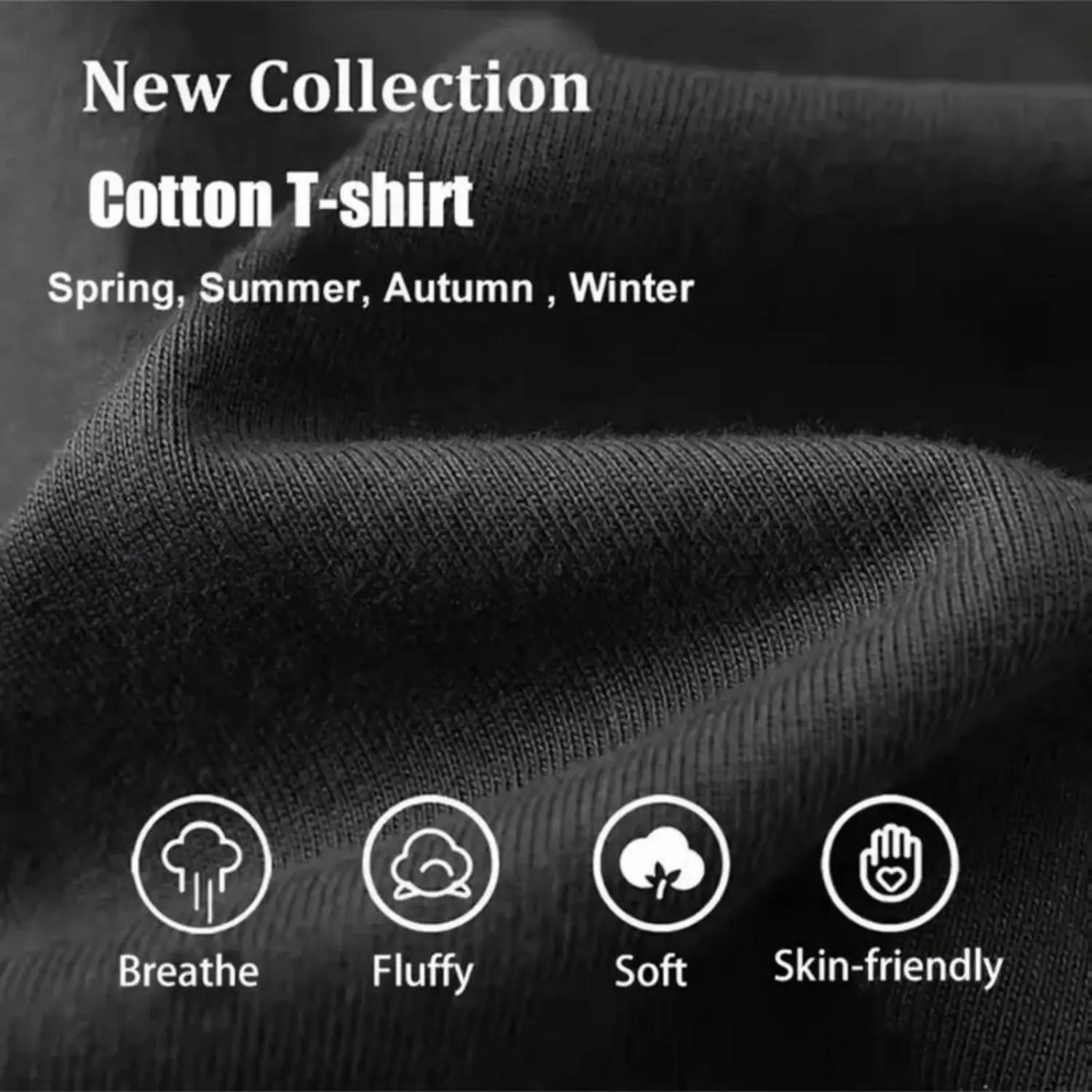 Cotton T-shirt_Black