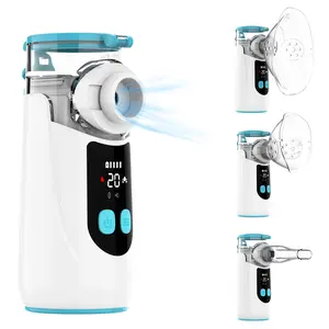 Handheld Portable Mist Device with Digital Display, Quiet Operation, Self-Clean Mode, Rechargeable for Home & Travel