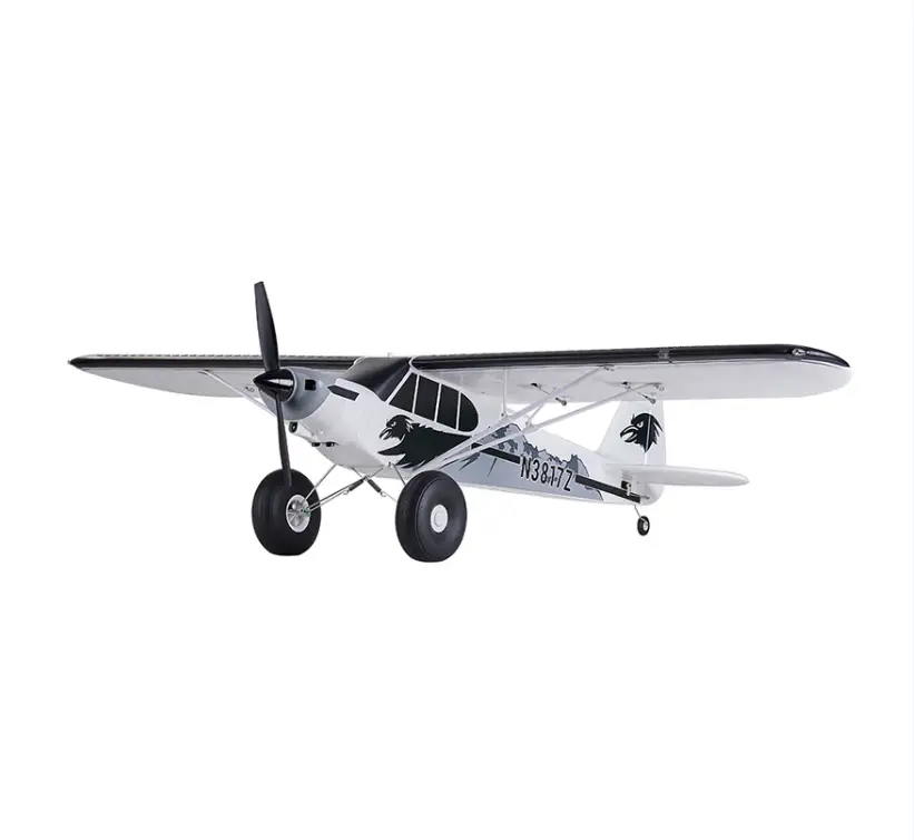 FMS 1300mm PA-18 Super Cub with Reflex V3, PNP / RTF ,The best Gifts（RTF = plane, remote, battery battery charger，PNP=Transmitter, receiver, battery and charger not included）,Hobby grade、adult hobby toy、outdoor flying、racing aircraft，Beginner RC Plane