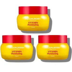 EQQUALBERRY Vitamin C Illuminating Serum with Niacinamide Ceramide & Hyaluronic Acid 150ml Brightening Skin Barrier Hydrating Serum for Daily Use