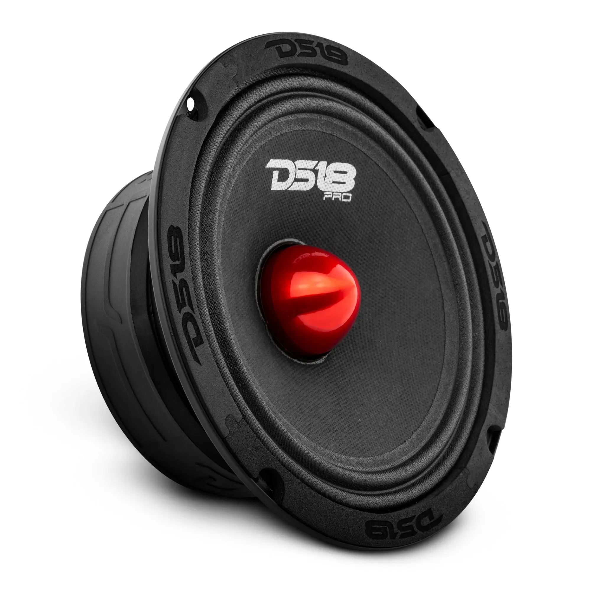 DS18 GM6B 6.5" Automotive Midrange Speakers with Bullet Tweeter, 480W High Power Car Stereo Component, 8-Ohm, Strong Ferrite Mag, Pressed Paper Cone for Car Audio Installation