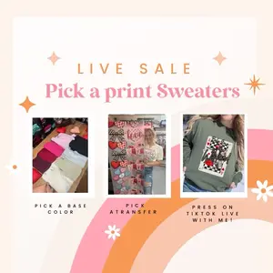 Women's Customizable Print Sweater