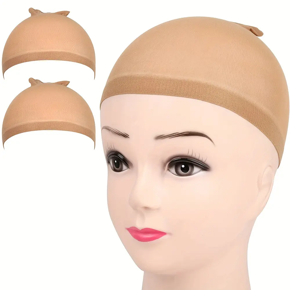 Natural Skin Color Stocking Cap Wig Deluxe Wig Cap Hair Net For Weave Stretch Mesh Wig Cap Hd Wig Caps for Wigs on Sale