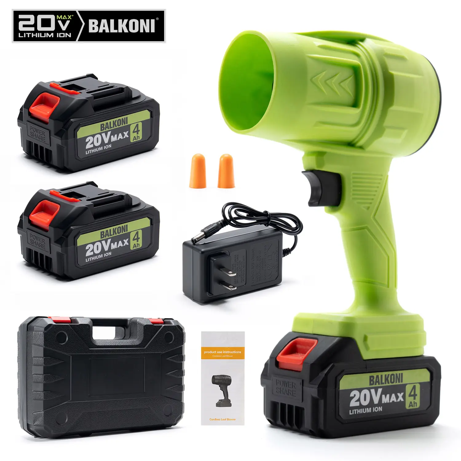 BALKONI Turbo Jet Leaf Blower, Cordless Leaf Blower, Violent Turbo Fan, Pure Copper Motor,Car Drying After Wash, Handheld Snow Blower,Cordless Turbo Power Air Duster,Home Improve,Garden Mainte Holiday gifts, Halloween gifts
