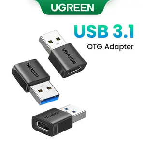 UGREEN 10Gbps USB to USB C OTG Adapter 2 Pack, Type C Female to USB A Male Charger Converter for Smartphones and Mobile Chargers-Deals for You,September Restock Cable Charging portable charger 4 1 charging cable,TikTokShopJumpstartSale
