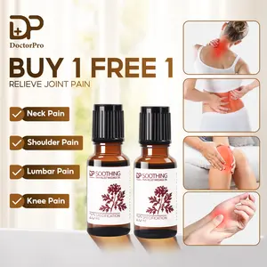 【Buy 1 Get 1 Free】DoctorPro Joint Pain Relief Massage Oil Repair Therapeutic Essential Oil for Knee Lumbar Neck Foot and Hand for Muscle Relief and Pain Management Contains Natural Plant Ingredients