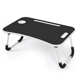 Ultra Large Portable Laptop Bed Table - Multi functional tray holder with cup holder and drawer - Perfect for eating, reading, and writing on beds, sofas, floors - Stable, durable, and foldable