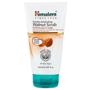 Himalaya Gentle Exfoliating Walnut Scrub, All Skin Types, 5.07 fl oz (150 ml)