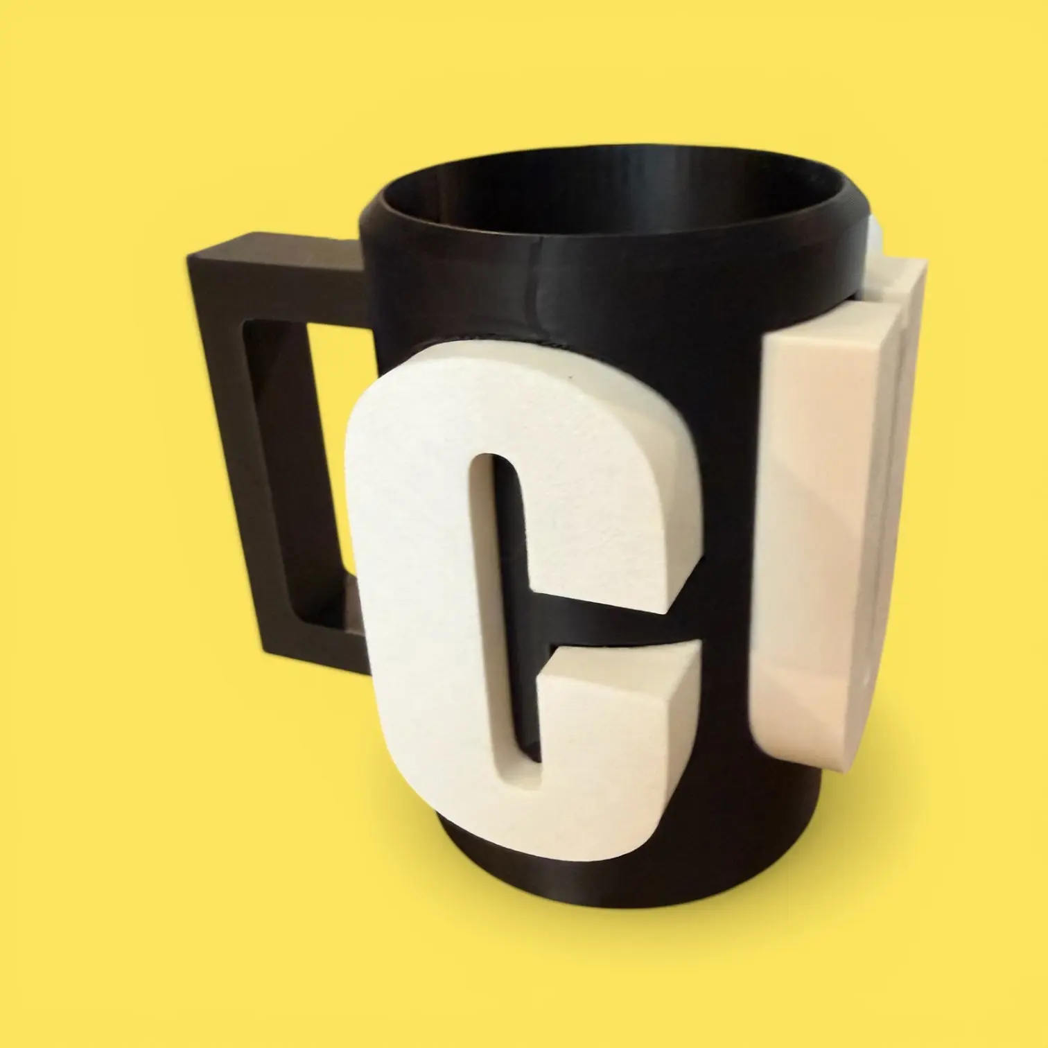 Custom Initial Koozie with Handle | Personalized Monogram Can Holder | 3D Printed Beer Holder | Unique Gift for Parties, Festivals & Tailgates