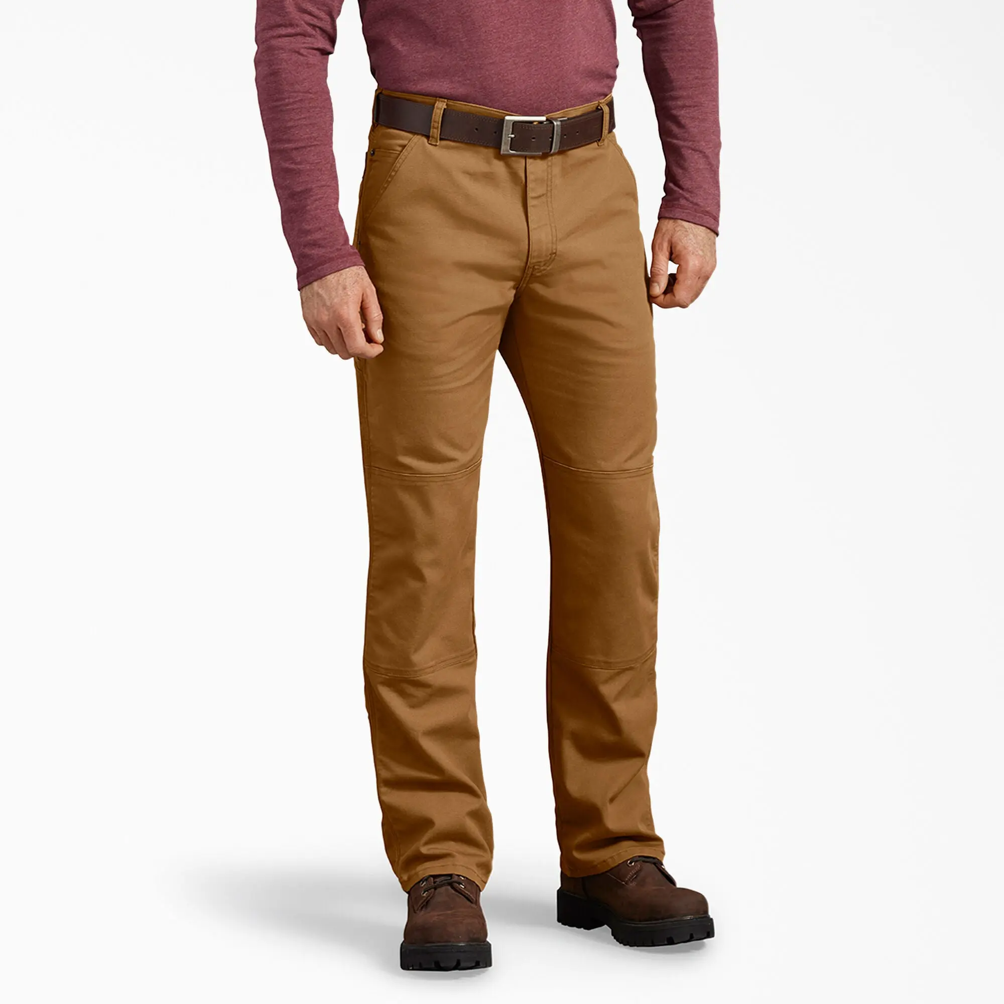 Dickies FLEX Regular Fit Duck Double Knee Pants, Regular Fit, Utility Pockets, Workwear Streetwear Casual