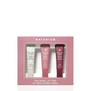 Naturium The Viral Lip Trio Kit, 3 Phyto-Glow Lip Balms, Nourishing, Glowy Finish Naturium The Viral Lip Trio Kit, 3 Phyto-Glow Lip Balms, Nourishing, Glowy Finish