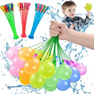 Water Balloons for Kids & Adults Quick Fill Refill Kits Summer Splash Party Outdoor Fun Toys Non-Toxic Inflatable Balloons Set for Pool Cool Off on Hot Days Easy to Use Perfect for Outdoor Summer Fun