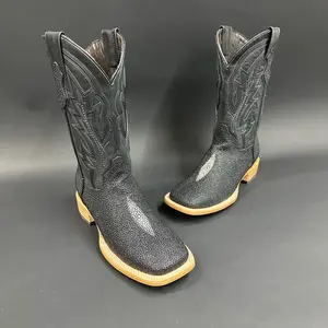 Men CowBoy boots stingray print Men CowBoy boots stingray print