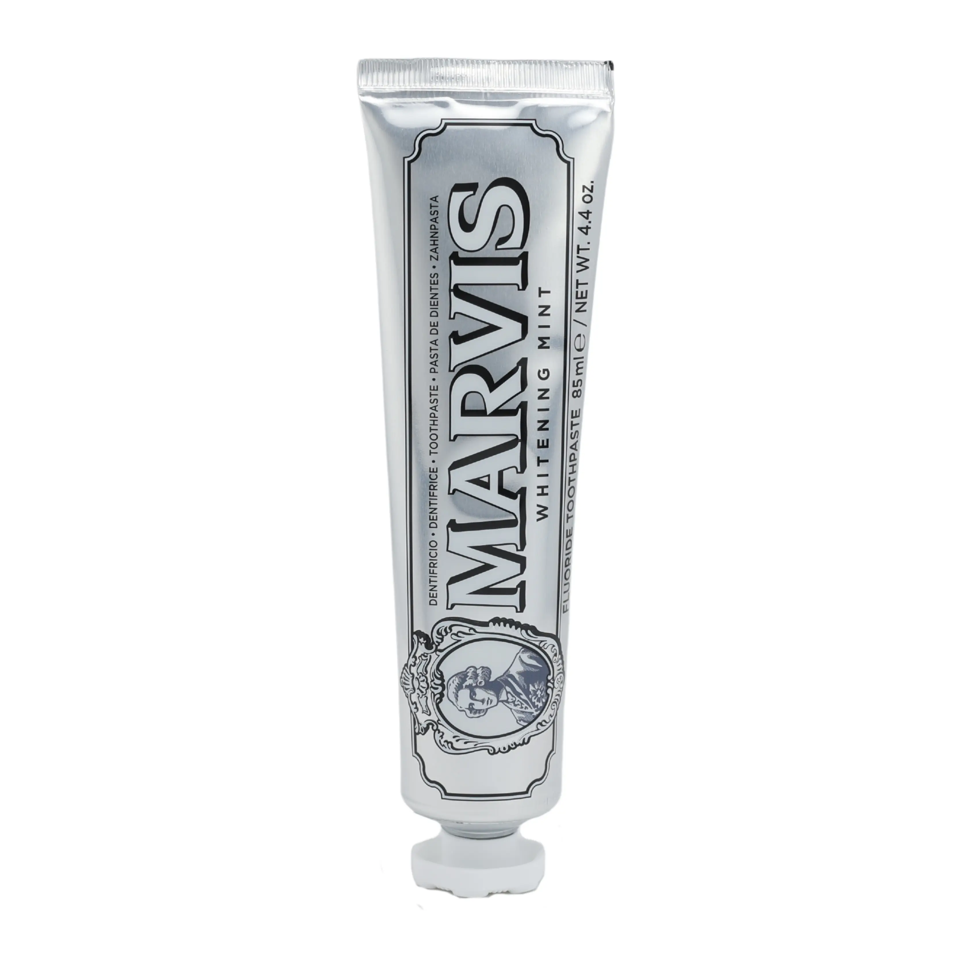 Marvis Whitening Mint Toothpaste (85ml) - Daily Nasal & Oral Care Teeth Whitening Product with Scented Gel for Tooth Decay Prevention