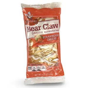 Cloverhill Cloverhill Bakery Bear Claw Strawberry Cheese Danish, 6 Count