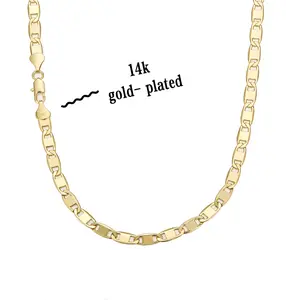 Gold 6mm Mariner Chain Necklace, 20–24 Inch, Waterproof & Tarnish-Free, High Quality Statement Chain, Perfect Gift for Men & Women