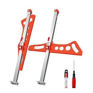 2026 New Plasterboard Cutting Tool, Foldable Drywall Cutter for Wall, Construction and Decoration, Plasterboard Cutting Machine with 19 Wheels (Orange), Hardware Includes Screwdriver and 10 Blades