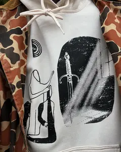 A Sword Of Light on Ivory Hoodie