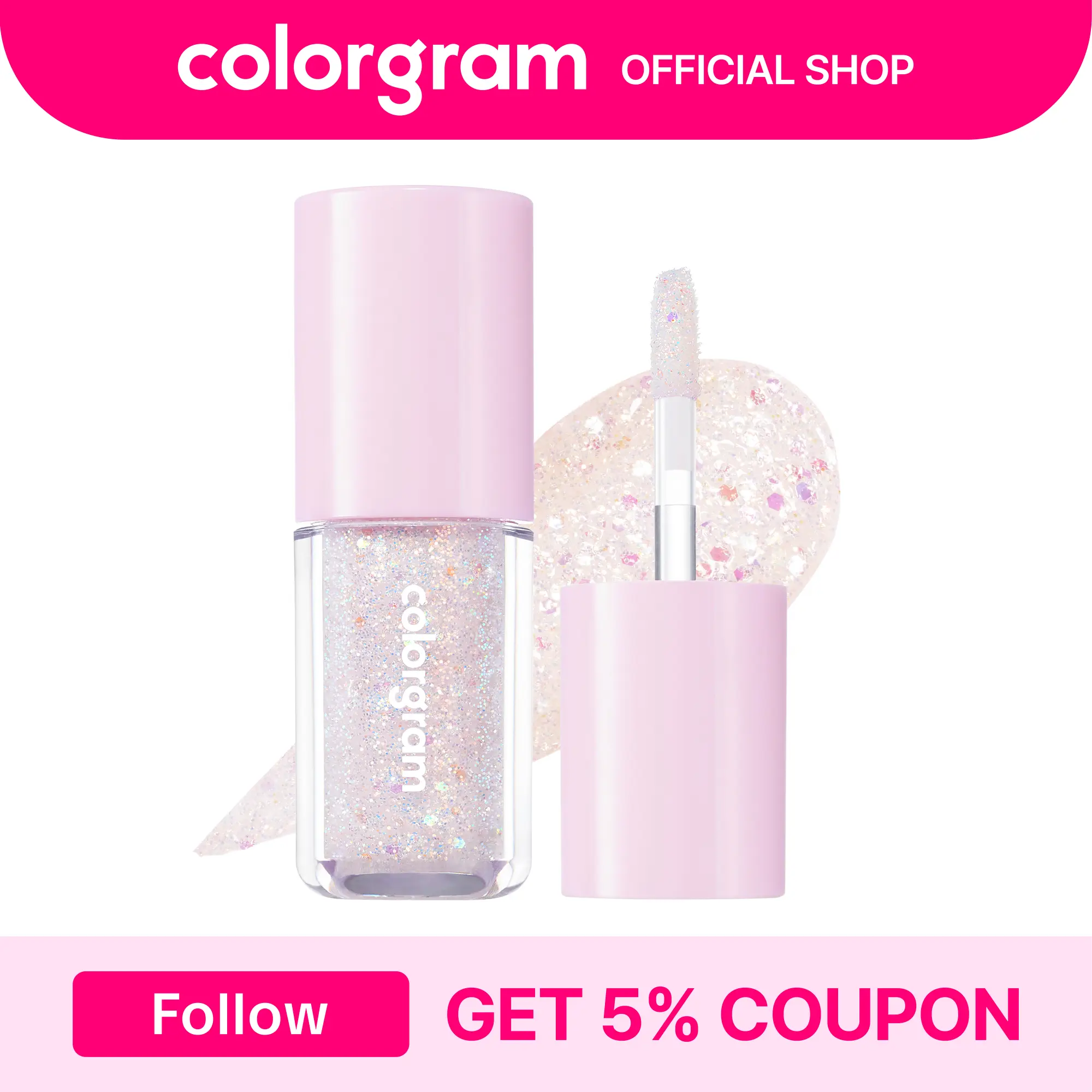 [Special Offer] Colorgram Milk Bling Shadow - 01 Double Star, Weightless & Shimmering, Long Lasting, Non-Sticky Liquid Eyeshadow for Comfortable Wear I summervibes