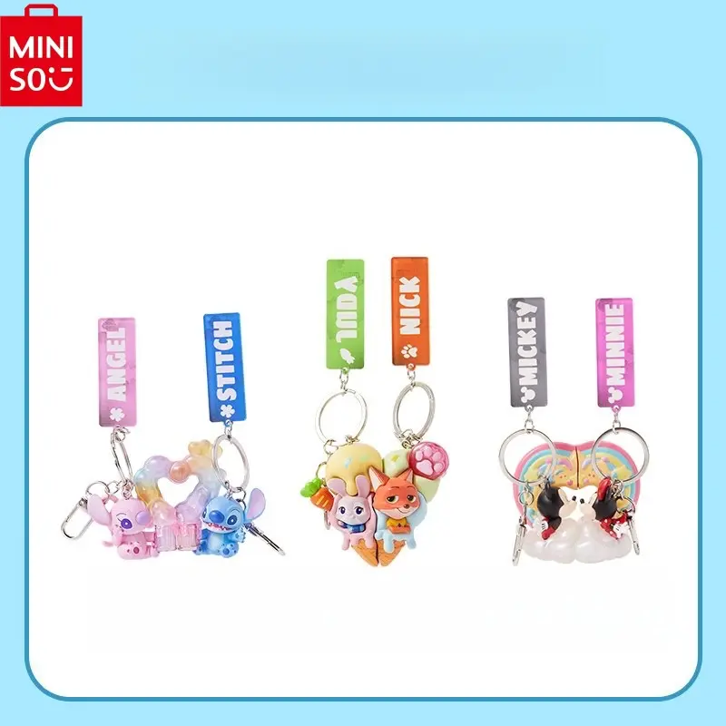 Disney Intimate Magnetic Hanging Keychains, Ideal for Disney Fans, Keychain & Bag Hanging Decor Type, Features Magnetic Design for Easy Attachment and Lovely Disney Characters.#Summervibes, Back To School