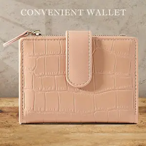 HKCLUF 373 Small Wallet for Women RFID Blocking Wallet Womens Leather Zipper Credit Card Pocket Wallet Tassel Keychain Ladies Mini Purse with ID Window Perfect for Back to School Outdoorfun dealsforyoudays  TikTokShopHolidayHaul