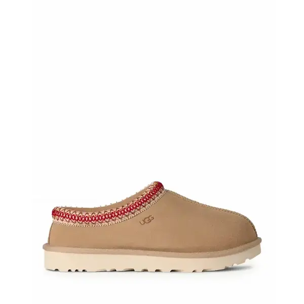 UGG Tasman II Slipper Sand Dark Cherry (Women's) - Chic Cozy Slip-On Essential