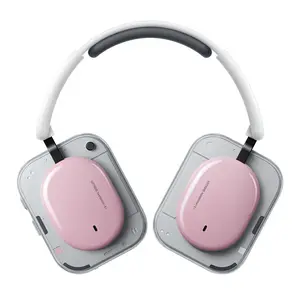 Nothing Headphone (a) Environmental Adaptive ANC Headphones, Wireless Over Ear Headphones with 5 MICS, Personalized Spatial Audio,  LDAC + Hi-Res certification，USB-C Lossless Audio Supported，Up to 135 Hours Playtime, Bluetooth Headset Pink