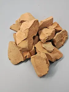 Artisan Roasted Red Clay Hard Crisp Kaolin Blocks Safe to Eat Naturally Pure 4oz 113g Edible Chalk for Bone Health Skin Care