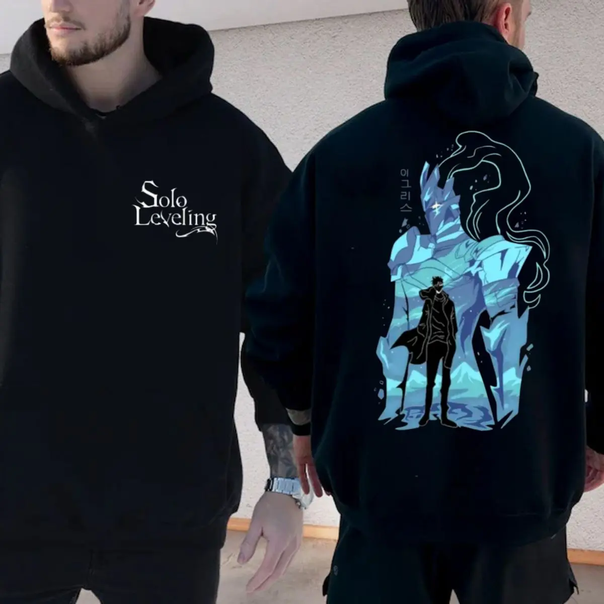 Solo Leveling Anime Sweatshirt, Sung Jin Woo Shirt, Otaku Tee, Manga Fan, Gift For Anime Lover Hoodie, Unisex Sweater Pullover Tee