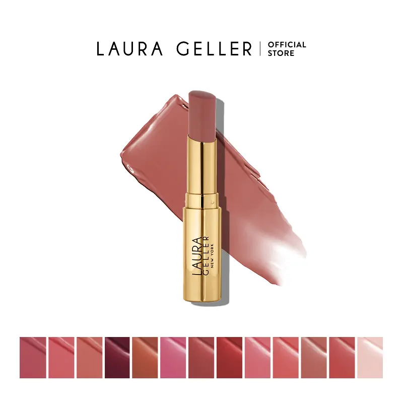 Laura Geller Jelly Balm Hydrating Lip Color - Moisturizing Squalane & Vitamin E Formula for Soft Shiny  lip combo