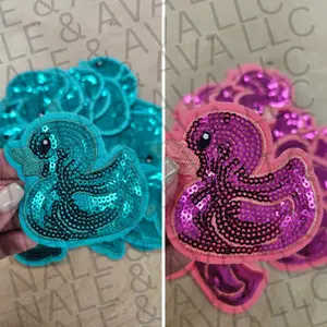 Sequin Duck Hat Patch (1 Patch)