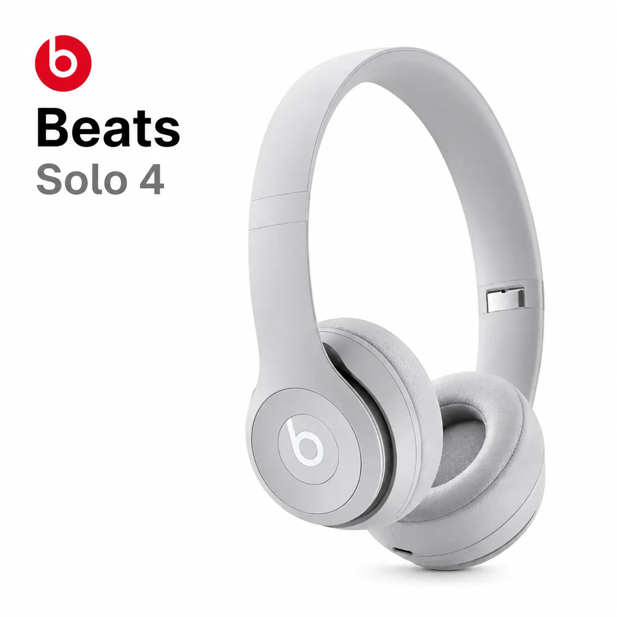 Beats Solo 4 Bluetooth Wireless On-Ear Headphones, Gray