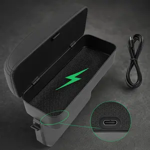 Auto Seat Gap Organizer with Wireless Charger
