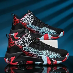 Men’s high-performance basketball shoes incorporate shock-absorbing technology and non-slip outsoles, featuring vibrant designs and explosive speed. These are basketball shoes that deliver lightning-fast performance.