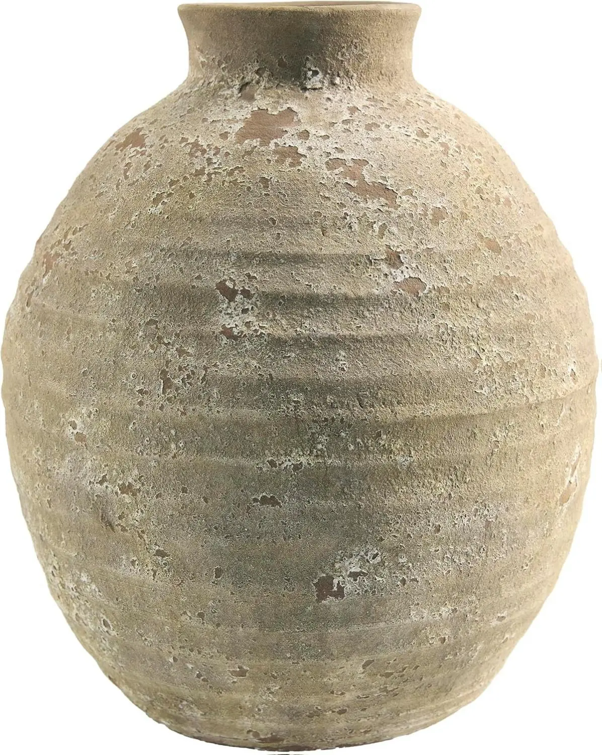 Livabliss x Galey Alix Hartnett Traditional Vase, 13" H x 11" W x 11" D, Rust Home Decor Accessory Vintage Room Decor Flower Vase Home Decorative Vase